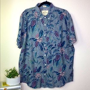 Hollister Button Front Shirt Men’s Size XL NWT